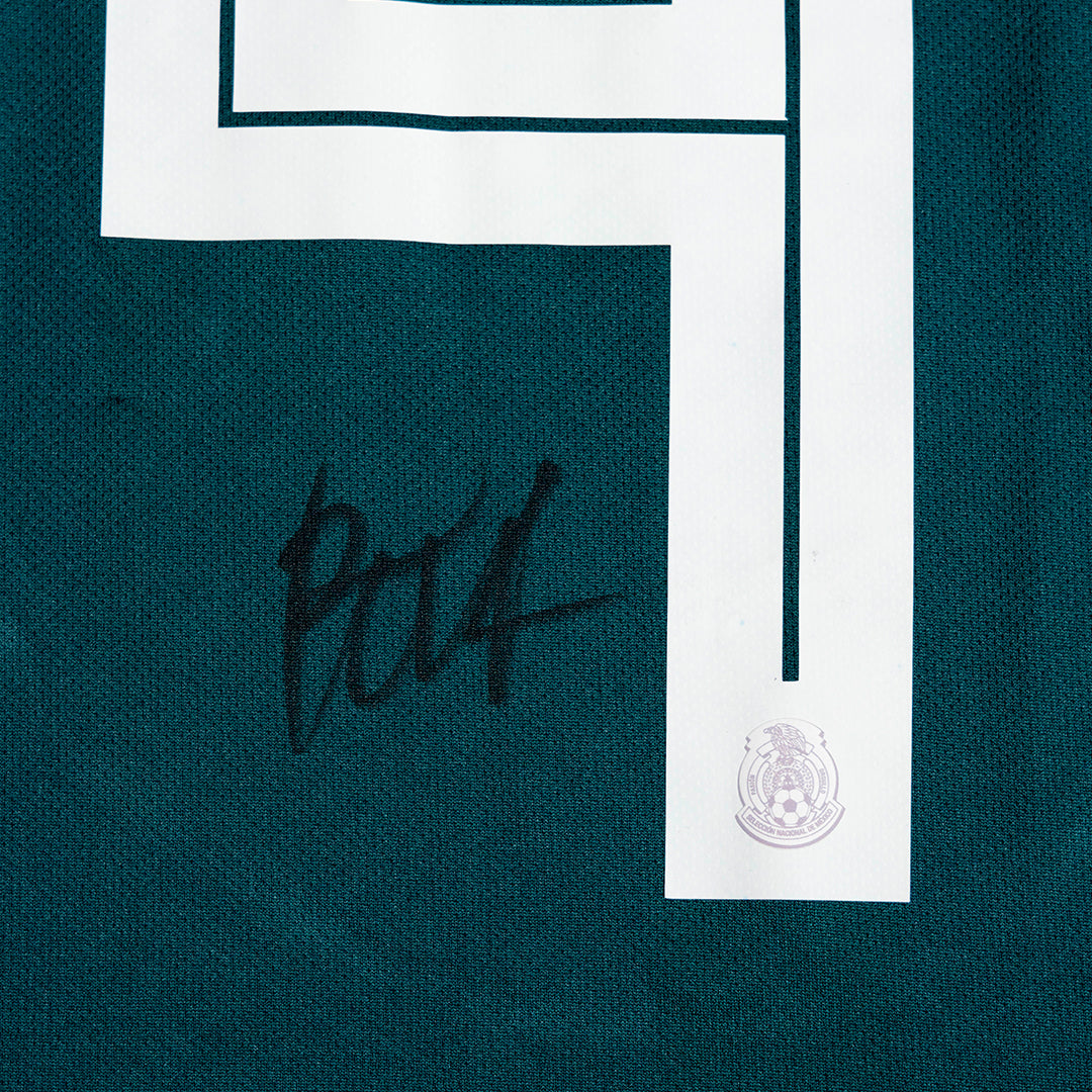 Jersey Firmado Rafael Márquez- México 2018 Manga Larga
